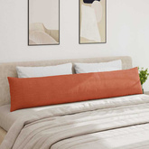 Poduszki na sofę 2 pcs Czerwono-pomarańczowy 200 x 40 cm