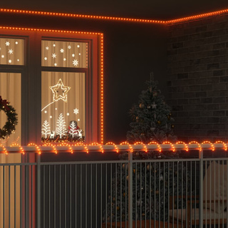 Lina świetlna z 240 diodami LED Ciepła biel 10 m PVC