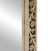 vidaXL Lustro łazienkowe, 50x70x2,5 cm, lite drewno mango i szkło