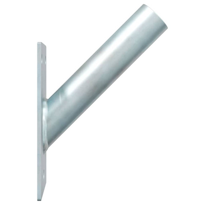 Uchwyt na maszt flagowy Srebrny 10,5 x 7,5 x 2,5 cm Stal