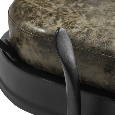 Gabbiano fotel barberski President Old Leather Zielony 148104