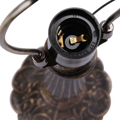 Lampa Stołowa Szklany Witraż E27 Abruzzo Capolavoro 1