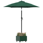 Podstawa do parasola Zielony 45 x 45 x 45 cm Stal