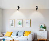 Oprawa nastropowa Abigali 12W 3000K CRI90+ 24st Czarna Ściemnialna