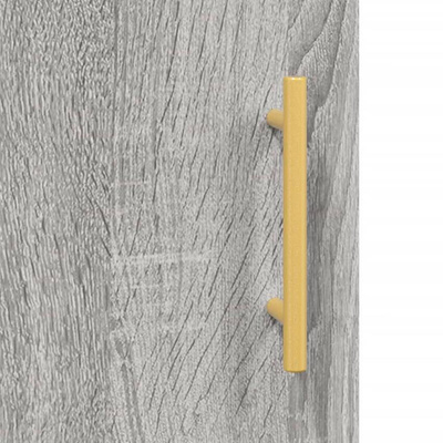 vidaXL Biurko, szary dąb sonoma, 140x50x75 cm, materiał drewnopochodny