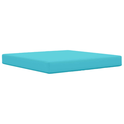 Poduszka do sofy na zewnątrz Turkusowy 80 x 80 x 8 cm Poliester