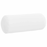 Poduszki Wałkowe 2 pcs Biały ? 15 x 40 cm tkanina