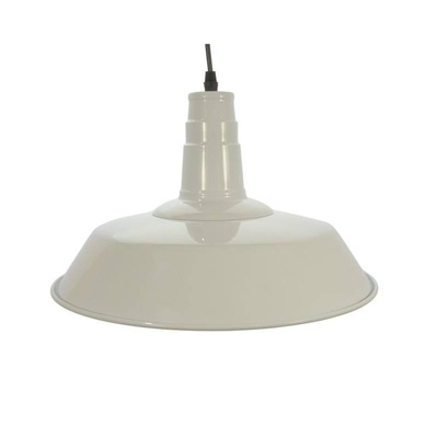 Lampa Wisząca Retro Loft Biała 36cm E27 Abruzzo Grote