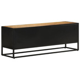 vidaXL Szafka pod TV, 110x30x40 cm, surowe drewno mango i żelazo