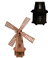 Wiatrak ogrodowy z ośwetleniem solarnym LED 235cm W10_S