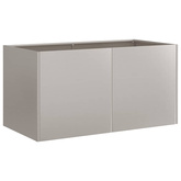Doniczka Rusty 80x40x40 cm Stal nierdzewna