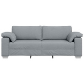 Sofa 3-osobowa Jasnoszary 220 cm tkanina