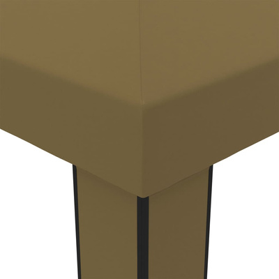 Altana z podwójnym dachem, 3x6 m, taupe, 180 g/m?