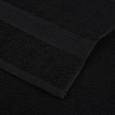 8-cz. zestaw ręczników, FROGN, czarny, 360 g/m?