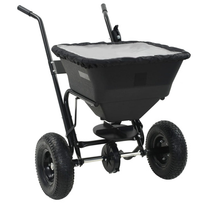 Rozsiewacz do soli, pchany, PVC i stal, 45 L, 106 x 73 x 76 cm