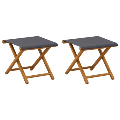 Fotel ogrodowy 2 pcs Lite Drewno Eukaliptusowe Szary