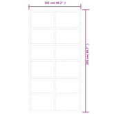 vidaXL Drzwi przesuwne, szkło ESG i aluminium, 102x205 cm, czarne
