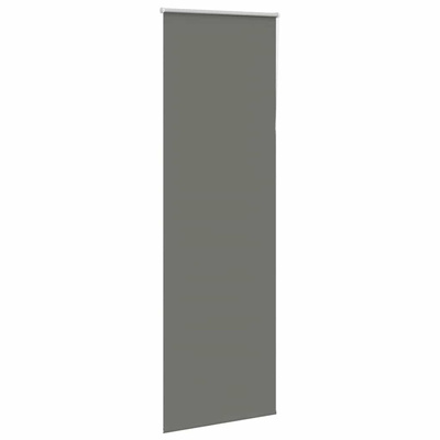 Roleta zaciemniająca szara 65x210 cm Szerokość tkaniny 60,7 cm