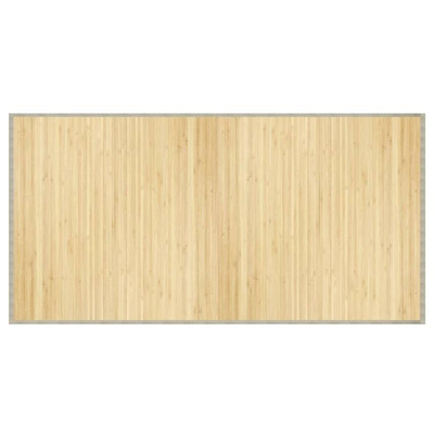 vidaXL Dywan prostokątny, jasny naturalny, 100x200 cm, bambusowy