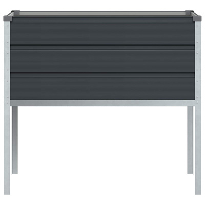 Donica Antracyt 100 x 45 x 90 cm Stal Galwanizowana
