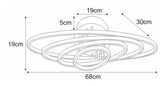 Lampa sufitowa K-8105 z serii CORINA