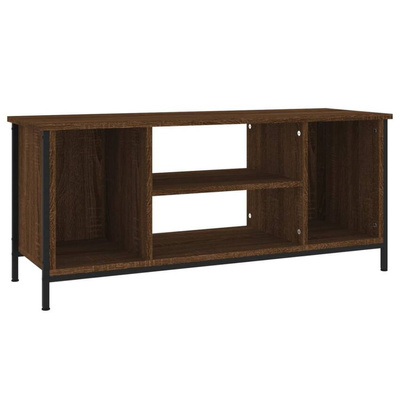 vidaXL Szafka pod TV, brązowy dąb 102x35x45 cm materiał drewnopochodny
