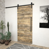 do montażu drzwi przesuwnych SKIEN, 200 cm, stal, czarny System