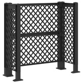 Trellis Na Kosz antracytowy 123 x 47 x 114 cm PP