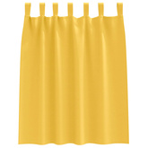 Firany blackout z kółkami 2 pcs Musztardowy Żółty 140 x 140 cm