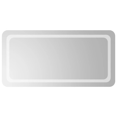 vidaXL Lustro łazienkowe z LED, 50x100 cm
