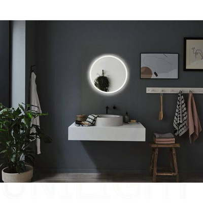 Lustro 60x60 LED zmienna barwa IP44 biała 21W