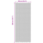 Firanka na drzwi przeciw owadom wielokolorowy 90 x 200 cm