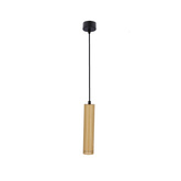 Lampa wisząca drewniana oprawa 25W GU10 25cm Tubo 31-78582
