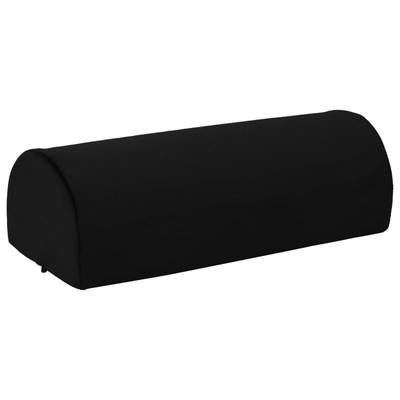 Poduszka na podnóżek Gładki Czarny 42 x 18 x 13 cm Pianka PU