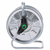 Bęben ścienny na wąż stalowy 50 m 1/2" lub 35 m 3/4