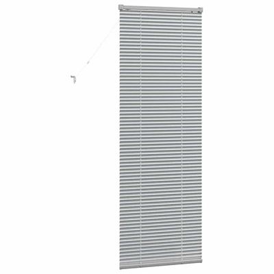 Żaluzje weneckie Srebrny 175 x 55 cm Aluminium