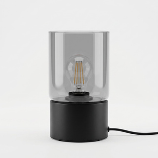 Minimalistyczna lampa stołowa w kolorze czarnym K-6050 z serii DEX
