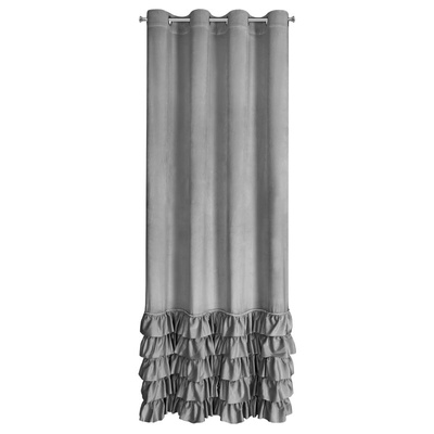 Zasłona Carli srebrna 140x250