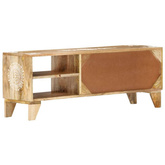 vidaXL Szafka pod TV, 110x30x40 cm, lite drewno mango