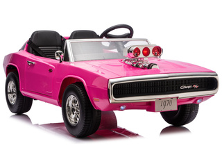 Auto Na Akumulator Dodge Charger R/T DLS-K12 24V7Ah Różowy