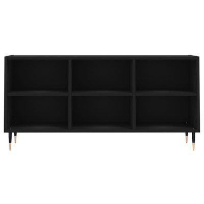 vidaXL Szafka pod TV, czarna, 103,5x30x50 cm, materiał drewnopochodny