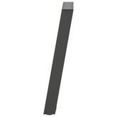 Nogi do stołu jadalnego w kształcie litery U 2 szt. Antracyt 60x(72-73) cm Stal