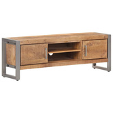 vidaXL Szafka pod TV, 120x30x40 cm, surowe drewno mango wariant 4