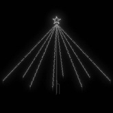 Choinka z lampek ułożonych w wodospad, 400 diod LED, 2,5 m vidaXL