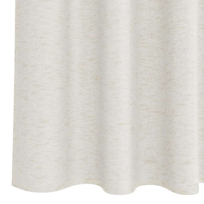 Firany Voile z zasłonami 2 pcs Kremowy 175 x 140 cm Poliester