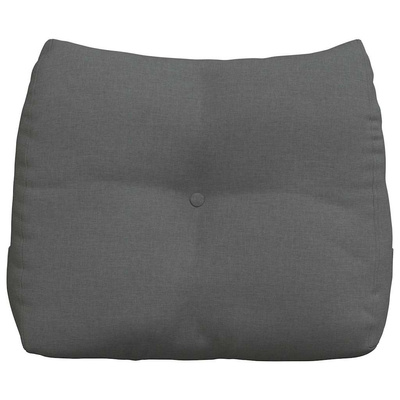 Poduszka na plecy Ciemnoszary 60 x 24 x 50 cm tkanina