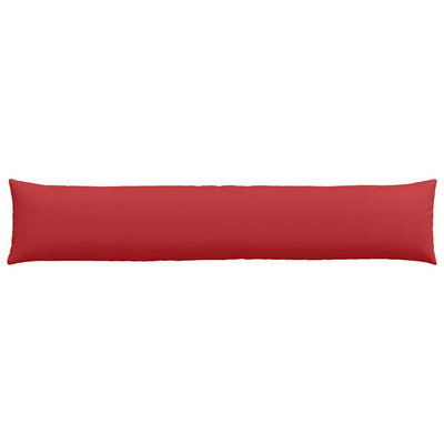 Poduszki na sofę 2 pcs Czerwony 200 x 40 cm tkanina