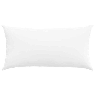 Poduszki na sofę 2 pcs Biały 80 x 40 cm tkanina