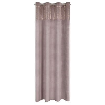 Zasłona Lindi pudrowy róż 140x250