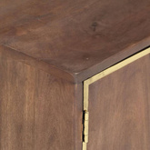 vidaXL Szafka pod TV, 120x30x46 cm, lite drewno mango